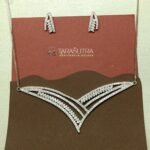 Her Shringar - White Necklace Set With Earrings