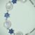 Blue in You - White in me Bracelet for women –925 Silver Adjustable