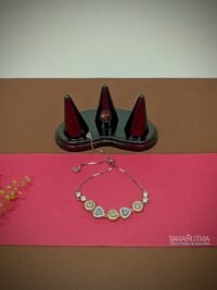 Oplus_131072 Moonlit grace Adjustable Bracelet for Her - 925 Silver