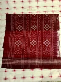 Nuapatana Holly Brown Handloom Cotton Saree