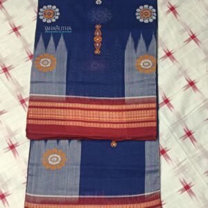 Soudamini Ikat Blue Saree With Blouse