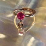 Rosy Finger Ring 92.5 Sterling Silver (Rose Gold)